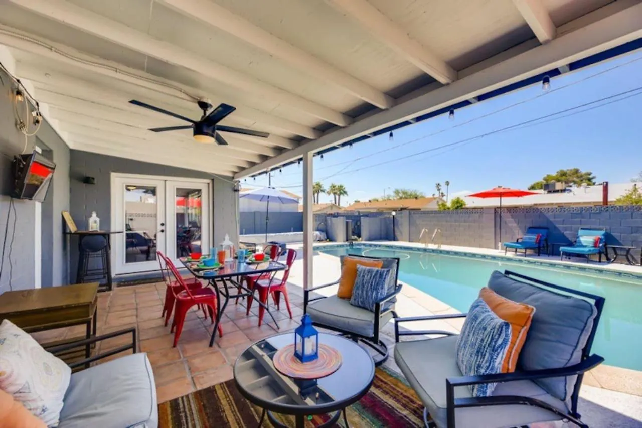 Villa Old Town, Single Story With Pool,Bunk Beds, And Games Scottsdale